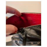 Giani Bini Black Leather Ankle Boots with Studded Straps