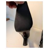 Giani Bini Black Leather Ankle Boots with Studded Straps