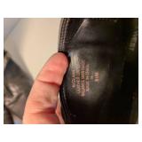 Giani Bini Black Leather Ankle Boots with Studded Straps