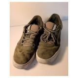 Puma Suede Olive Green Skateboarding Shoes