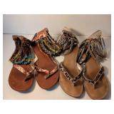 Zigi Girl Beaded Gladiator Sandals