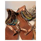 Zigi Girl Beaded Gladiator Sandals