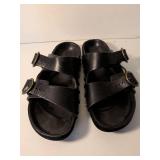 Isabel Marant Black Leather Sandals