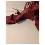 Giannini Red Leather Heeled Sandals Collection