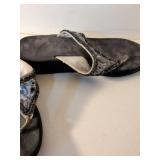 Western Style Turquoise and Crystal Embellished Sandals