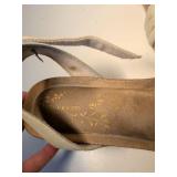 Maurices White Leather Sandals Collection