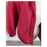 Cassidy Red Button-Up Jacket