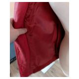 Cassidy Red Button-Up Jacket