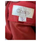 Cassidy Red Button-Up Jacket