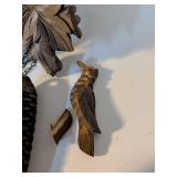 Black Forest Cuckoo Clock with Bird Motif / Bird is broken off