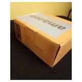 1 Pack Gold Passage Door Levers Square Closet Handles, Retail $37