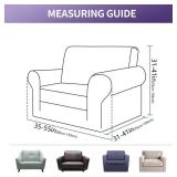 Stretch Chair Couch Cover,1-Piece Sofa Slipcover Spandex (Armchair,Hunter) Retail $29