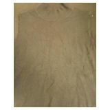 Biffxeu Black Sleeveless Mock Neck Tops for Women XL Retail $19