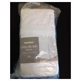 Pleated Bed Skirt - 21 inch Tailored Drop - White Twin Bed Skirt (Twin, White) retail $25