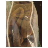 Set of 2 Cozy Velvet Square Decorative Throw Pillow Covers Coffee Brown, 18 x 18 Inches Retail $19