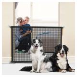 Dog Gate for Stairs Screen Mesh Gate for Doorways Stairways Indoor Safety 29 inches Tall, 38 inch Wide Retail $15