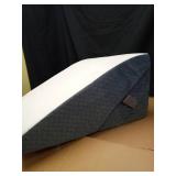 Kolbs Adjustable 9 & 12 Inch Wedge Pillow for Sleeping Apnea, Acid Reflux Relief, Back Pain, Snoring & Post Surgery Recovery, Memory Foam Bed Wedge Pillow with Removable Washable Cover & Handle-Grey -