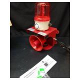 Motion Sensor Alarm with Human Detection,120dB Adjustable Siren & LED Strobe Lights Outdoor Security Alarm for Home Theft,Animal Intrusion,Garden Protection,Property Protection,AC110V with Plug - Reta