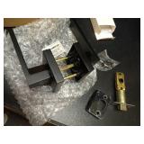 6 Pack Matte Black Door Handles Privacy Door Levers, Keyless Interior Door Knobs Square Door Levers Heavy Duty Door Locks for Bedroom Bathroom, Reversible Flat Levers - Retail: $75