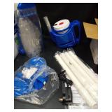 POOL BLASTER Centennial Cordless Pool Vacuum w/Pole Set - XL Debris Capacity & Advanced Filtration, Handheld Rechargeable Pool Cleaner for Sand, Silt & Leaves in Inground & Above Ground Pool - Retail: