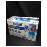 POOL BLASTER Centennial Cordless Pool Vacuum w/Pole Set - XL Debris Capacity & Advanced Filtration, Handheld Rechargeable Pool Cleaner for Sand, Silt & Leaves in Inground & Above Ground Pool - Retail: