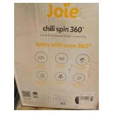 Joie Chili Spin 360 2-in-1 Rotating Convertible Car Seat with a 360 Spin and Easy Installation - Lower Anchor Attachment or Vehicle Belt Installation (Thunder) - Retail: $350
