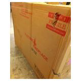 Dreamflame Electric Fireplace Inserts 36inches Wide, Recessed in Wall Fireplace Heater w/Remote Control, 3 Colors Led Top Light& Realistic Flame w/ 5 Brightness, Thermostat, 750W/1500W, Black - Retail