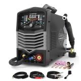 Sunstac 250A AC/DC Aluminum TIG Welder with Pulse, 110V/220V Dual Voltage TIG Welding Machine with DC TIG/AC TIG/Pulse TIG/SPOT TIG/Stick - Retail: $400