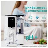 SimPure Y9A UV Countertop Reverse Osmosis Water Filter, Alkaline Remineralization 300 GPD 6 Stage Purification, RO Water Filtration System, Super Fast Filtering Portable Water Purifier - Retail: $300