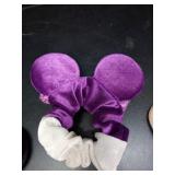 6 Pack Mouse Ears Scrunchies Velvet Sparkle Sequin Mouse Bows Hair Scrunchies Hair Ties Elastic Rubber Bands Ponytail Holders for Kids Women Girls Christmas Party Decoration - Retail: $10
