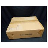 GILLAS 3 Tier Console Tables, 30\" Height Entryway Table, Sofa Table Behind Couch Table, Industrial Entryway Furniture Entry Way Table with Storage for Living Room, Hallway, Entrance, Rustic Black - R