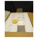 ASKIZ 20Pcs Glass Cups With Bamboo Lids and Straws,16Oz Ice Coffee Cup,Drinking Glasses Cups Set,Water Bottles Glasses for Juicing,Beer,Coffee,Soda,Tea-Glass Tumbler Reusable for Gifts - Retail: $49