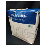 Heated Throw Blanket Double Sided Sherpa, Soft Heating Electric Blanket for Bed, Automatic Safety System, 6 Heating Levels & 4 Hours Auto-Off, 50\"x60\" Arctic Grey - Retail: $33