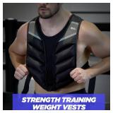 Weighted Vest Men Women,10lb/15lb/20lb Weight Vest for Women Workout,Body Weight Vests with Reflective Stripe for Workout,Strength Training,Running,Walking,Weightlifting (10LB) - Retail: $36