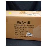 BigXwell 18 Foot Round Solar Pool Cover,18-mil Blue Above-Ground and In-Ground Pools Cover, Heavy-Duty Insulating Pool Heater Cover - Retail: $220