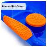 DMI Portable Shampoo Bowl for Bedside and Hair Washing, Hair Cuts and Coloring for the Elderly, Disabled, Bedridden and Handicapped, Blue - Retail: $29