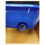 DMI Portable Shampoo Bowl for Bedside and Hair Washing, Hair Cuts and Coloring for the Elderly, Disabled, Bedridden and Handicapped, Blue - Retail: $29