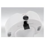 Medline 5\" Elevated Toilet Seat Riser W/Microban Antimicrobial Protection for Seniors, Adults & Handicapped â 400 Lbs. Capacity, White - Retail: $38