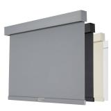 Persilux Blackout Roller Blinds for Windows, Cordless Free-Stop Roller Shades with Valance, Thermal Insulated Fabric Window Blinds, UV Protection Shades for Home and Bedroom (Grey,58\" W x 72\" H) - R