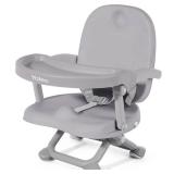 YOLEO Baby High Chair Booster Seat for Dining Table, Foldable High Chairs with Adjustable Heights, Travel Booster Seat with Removable Tray - Retail: $36
