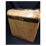 YOLEO Baby High Chair Booster Seat for Dining Table, Foldable High Chairs with Adjustable Heights, Travel Booster Seat with Removable Tray - Retail: $36