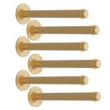 6 Pcs Industrial Pipe Clothes Bars 12 inch, Industrial Pipe Clothing Racks, Gold Closet Rods for Hanging Clothes, Gold Clothing Racks for Home Boutique Retail - Retail: $33