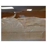 48x84 inch (Double 24Ã84 inch Door) Sliding Barn Wood Door Slab with 8ft Hardware Kit, Requires Simple DIY Assembly - Retail: $285