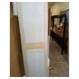 48x84 inch (Double 24Ã84 inch Door) Sliding Barn Wood Door Slab with 8ft Hardware Kit, Requires Simple DIY Assembly - Retail: $285