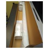 DuctlessAire 3\" W 7.5Ft L Mini Split Line Set Cover Air Conditioners PVC Decorative Lineset Cover Kit for Central AC, HAVC, Heat Pumps, Model # DA3-7 - Retail: $26