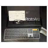 ProtoArc Backlit Bluetooth Keyboard and Mouse for Mac, KM100-A Full Size Wireless Keyboard Mouse for Mac, Multi-Device Rechargeable for MacBook Pro/Air, iPhone, iPad, Space Gray - Retail: $36