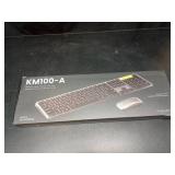 ProtoArc Backlit Bluetooth Keyboard and Mouse for Mac, KM100-A Full Size Wireless Keyboard Mouse for Mac, Multi-Device Rechargeable for MacBook Pro/Air, iPhone, iPad, Space Gray - Retail: $36
