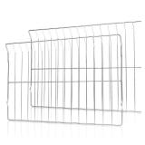 [Upgraded] 304 Stainless Steel Range Oven Rack DG75-01001C for Samsung Range/Stove, Rack-Flat, Replaces DG75-01001A, DG75-01001B, DG75-01001D, 24.7