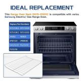 [Upgraded] 304 Stainless Steel Range Oven Rack DG75-01001C for Samsung Range/Stove, Rack-Flat, Replaces DG75-01001A, DG75-01001B, DG75-01001D, 24.7