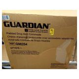 Guardian Drop Arm Commode with Padded Seat and Backrest, Durable Toilet Chair for Adults and Seniors, Removable Pail, Splash Guard, Drop Down Arms for Easy Transfer, 350 lb. Weight Capacity, Tan - Ret